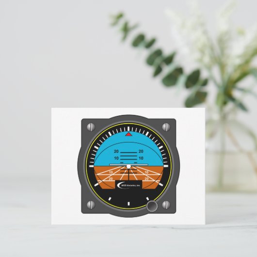 姿勢指示器 ポストカード (スタンド正面)