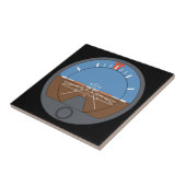 姿勢指示機航空機楽器 タイル (側面)