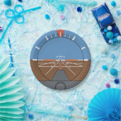 姿勢指示機航空機楽器 ペーパープレート (パーティー)