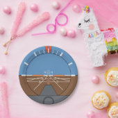 姿勢指示機航空機楽器 ペーパープレート (パーティー)