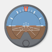 姿勢指示機航空機楽器 マグネット (正面)