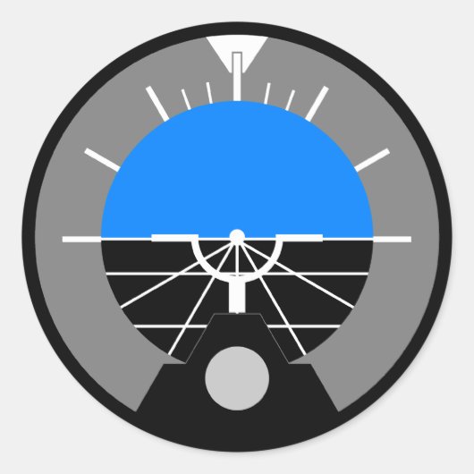 姿勢表示のゲージ ラウンドシール (正面)