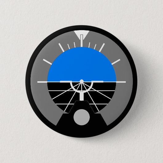 姿勢表示のゲージ 缶バッジ (正面)