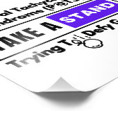 姿勢頻脈症候群(ポット)重力の低下 フォトプリント            (角)