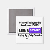 姿勢頻脈症候群(ポット)重力の低下 マグネット (正面/裏面)