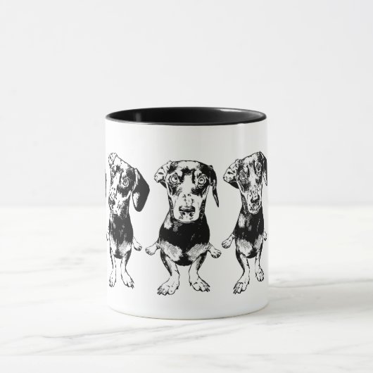 「姿勢」のFlippy耳のDexのコンボのマグ325mlを打って下さい マグカップ (中央)