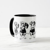 「姿勢」のFlippy耳のDexのコンボのマグ325mlを打って下さい マグカップ (正面左)