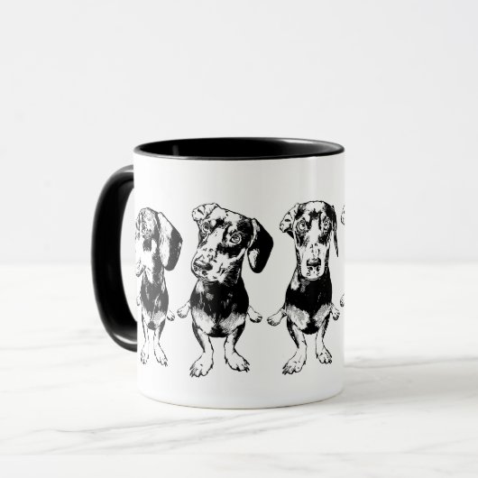 「姿勢」のFlippy耳のDexのコンボのマグ325mlを打って下さい マグカップ (正面左)