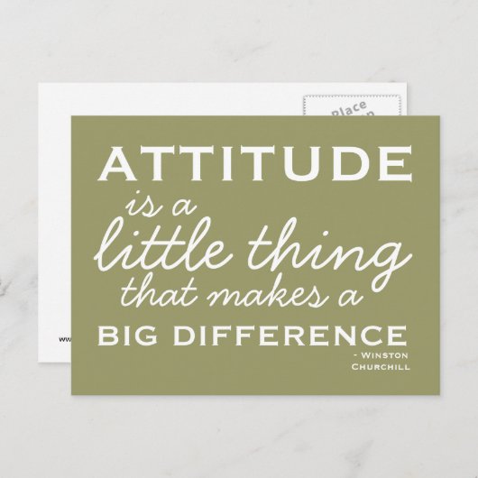 姿勢 – ハガキやる気を起こさせるー ポストカード (正面/裏面)