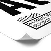 姿勢 – 成功の基本的要素 ポスター (角)