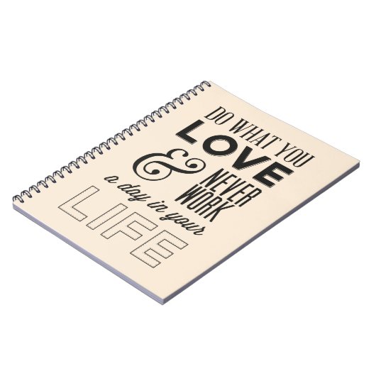 姿勢、成功、仕事、ライフやる気を起こさせる引用文 ノートブック (左側)