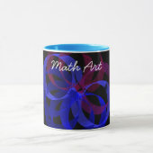 姿8の幾何学的コーヒーマグ マグカップ (中央)