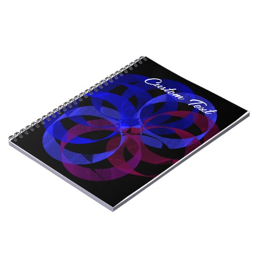 姿8の幾何学的フォトノートブック ノートブック (左側)