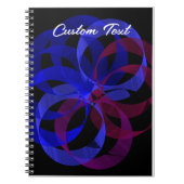 姿8の幾何学的フォトノートブック ノートブック (正面)