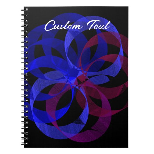 姿8の幾何学的フォトノートブック ノートブック (正面)