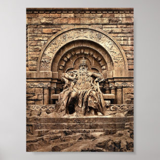 姿・オブ・バルバロッサ，キファザーとモニュメント，木 ポスター