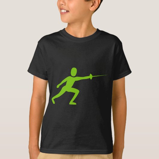 姿-火星人の緑--を囲います Tシャツ (正面)