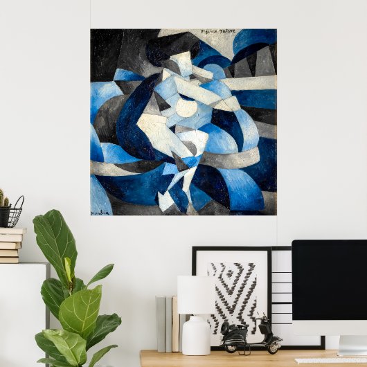 姿 | Francis Picabia | ポスター (ホームオフィス)