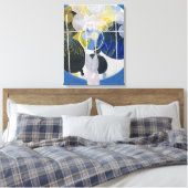 姿No.5バイヒルマアフクリント キャンバスプリント (インサイチュ (寝室))