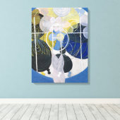 姿No.5バイヒルマアフクリント キャンバスプリント (インサイチュ (ウッドフロア))