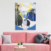 姿No.5バイヒルマアフクリント キャンバスプリント (インサイチュ (リビング))