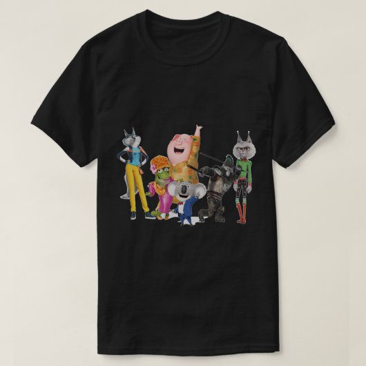 姿sing 2ムービーステッカー tシャツ (デザイン正面)