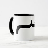 威信のエリートのフォントのParentheseの髭のマグ マグカップ (正面左)