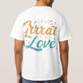 威勢の良いボンドTシャツ Tシャツ (裏面)