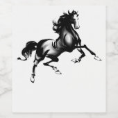 威勢の良い馬 ワインラベル (シングルラベル)