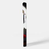 威厳あるオオカミと対峙する赤いフードの人物 Case-Mate iPhoneケース (裏面 / 左)