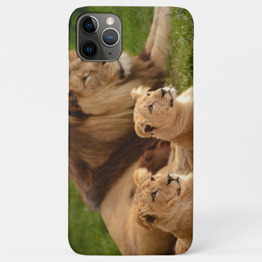 威厳あるライオンのスマホケース - 勇敢で力強い動物 Case-Mate iPhoneケース (裏面)