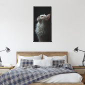 威厳ある猫の肖像画 力強さと王者の自信 キャンバスプリント (インサイチュ (寝室))