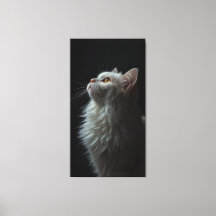 威厳ある猫の肖像画 力強さと王者の自信