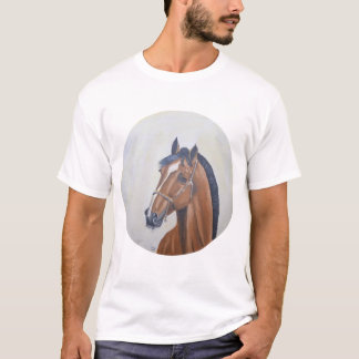 威厳ある馬の肖像Tシャツ Tシャツ
