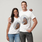 威厳ある馬の肖像Tシャツ Tシャツ (ユニセックス)