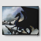 威厳ある黒竜の黒い幻想の山々 ゲストブック (裏面)