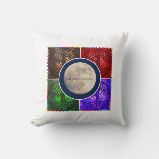 威厳があるな空の下… クッション (正面)