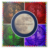 威厳があるな空の下… タイル (正面)