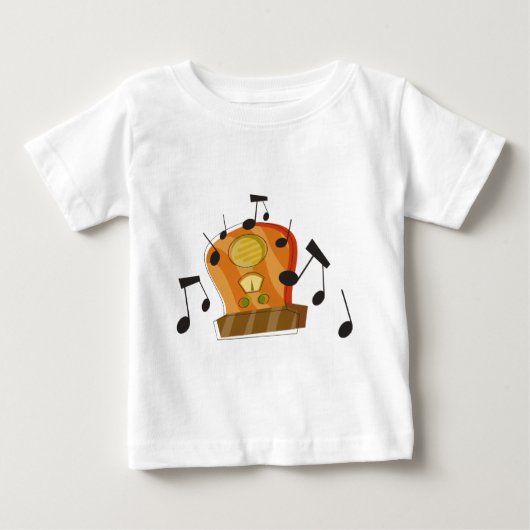 威厳があるな第20、全国ラジオ日 ベビーTシャツ (正面)