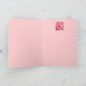 威厳があるな誕生の花- Gladiolaのメッセージカード カード (内部)