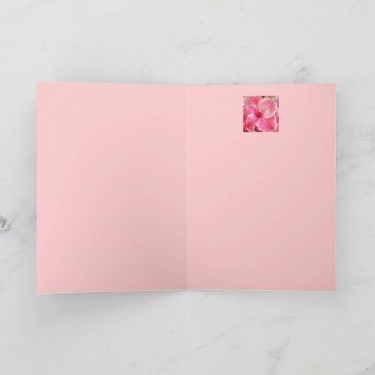 威厳があるな誕生の花- Gladiolaのメッセージカード カード (内部)