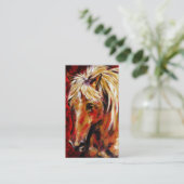 威厳があるな風(Palominoの馬)の名刺 名刺 (スタンド正面)