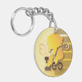 威厳があるな21へのレオ7月23日 キーホルダー (正面左)