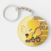 威厳があるな21へのレオ7月23日 キーホルダー (正面)