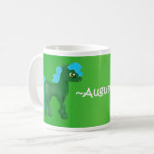 威厳があるなBirthstoneの子馬のマグ コーヒーマグカップ (正面左)