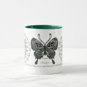 威厳があるなBirthstoneの蝶マグ マグカップ (中央)
