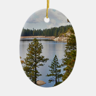 威厳があるのPinecrest湖カリフォルニア セラミックオーナメント