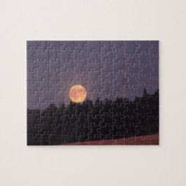 威厳があるスーパームーンオーバーパラダイスリッジ ジグソーパズル