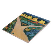 威厳があるマケ絵画の野菜畑 タイル (側面)