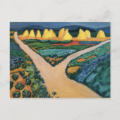 威厳があるマケ絵画の野菜畑 ポストカード (正面)